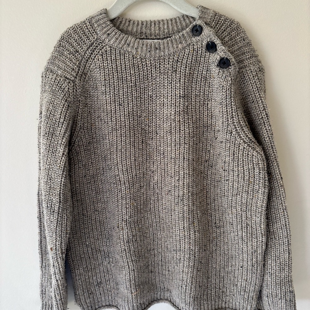 Zara Gray Knit Sweater